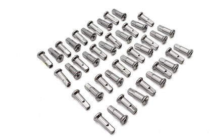 V-Twin 16-0500SE Spoke 40 Piece Chrome Nipple Set for 6-8 Gauge Spokes