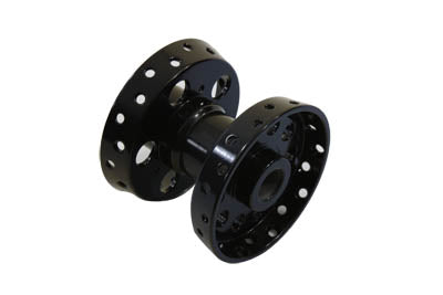 V-Twin Black Wheel Hub for Harley Davidson FL and FX Models, Part #19371DB