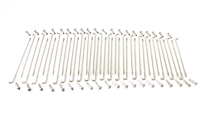V-Twin Nickel Plated 18 inch Spoke Set - Durable and Easy to Maintain