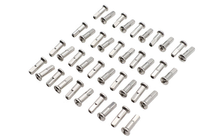 V-Twin Spoke 40 Piece Stainless Steel Nipple Set - 1.02 Inch Extension