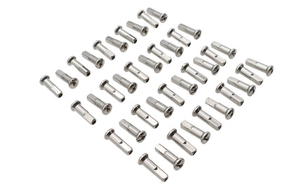 V-Twin Spoke 40 Piece Stainless Steel Nipple Set - 1.02 Inch Extension