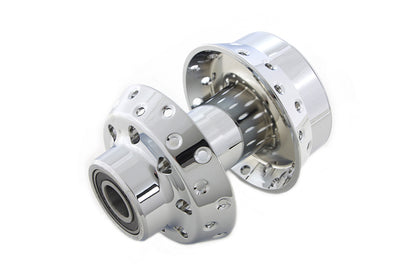 V-Twin Chrome Front Wheel Hub with 25mm Bearings for Harley Davidson FXST (2008-2017)