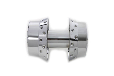 V-Twin Chrome Front Wheel Hub with 25mm Bearings for 2008 Harley Davidson FLT