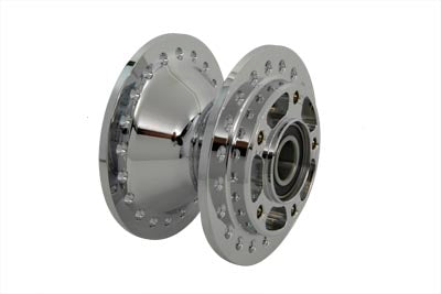 V-Twin Chrome Front Wheel Hub with 25mm Bearings for Harley Davidson XL (2008-2017)