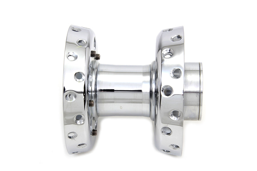 V-Twin Tapered Bearing Wheel Hub Star Type Chrome – Fits Harley Davidson EL 1936-1945