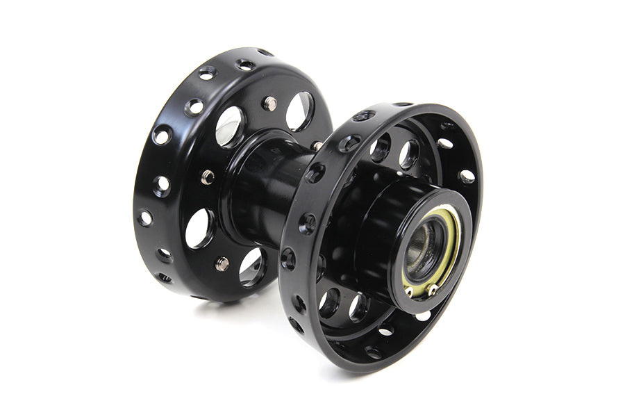V-Twin Tapered Bearing Wheel Hub Star Type Black for Harley Davidson EL (1936-1945)