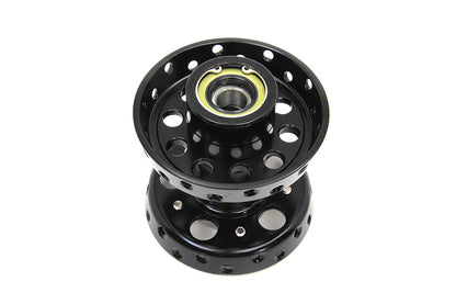V-Twin Tapered Bearing Wheel Hub Star Type Black for Harley Davidson EL (1936-1945)