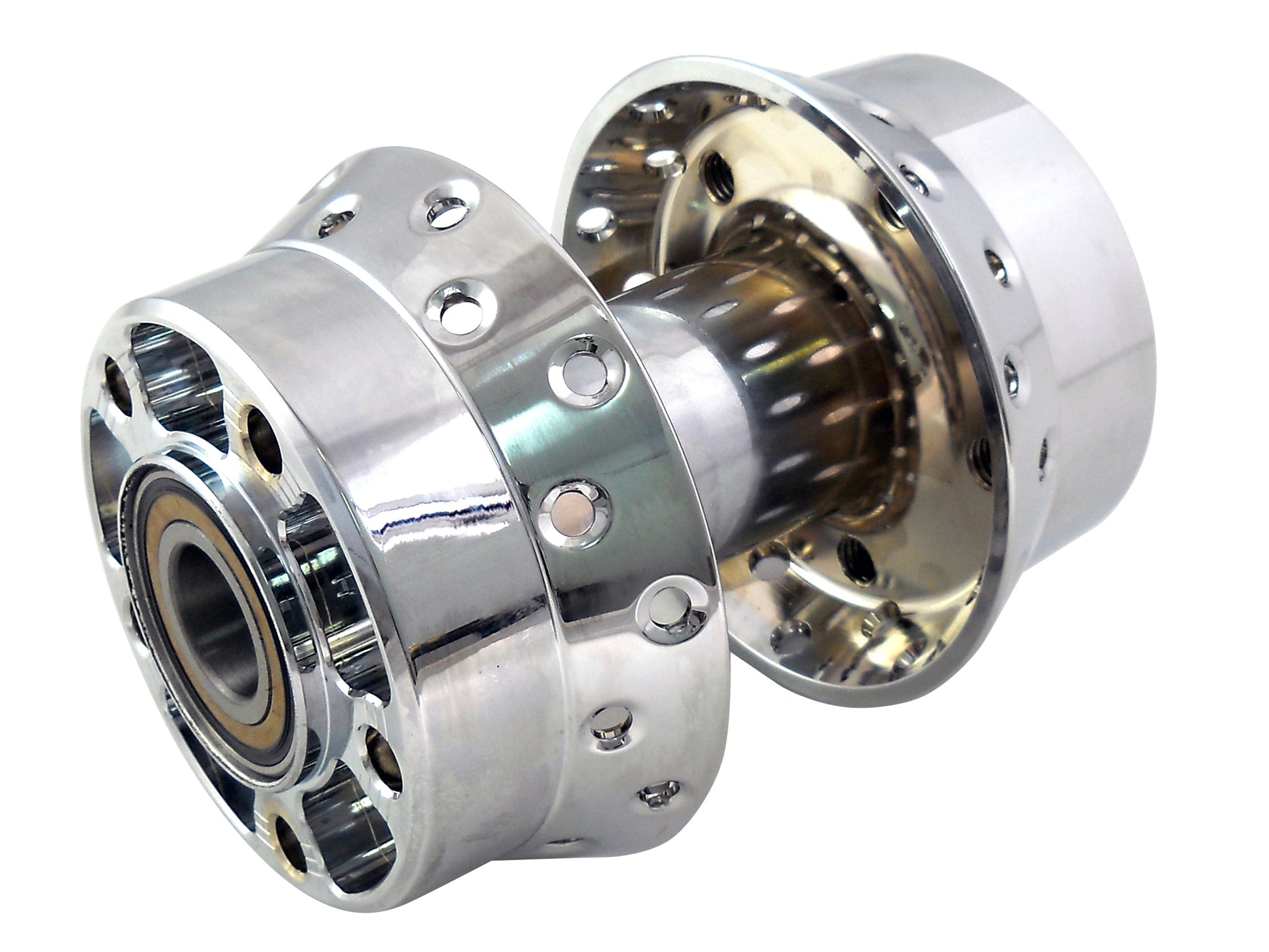 V-Twin Front Wheel Hub Chrome for Harley Davidson FXST & FLST Models Part 76836ABS