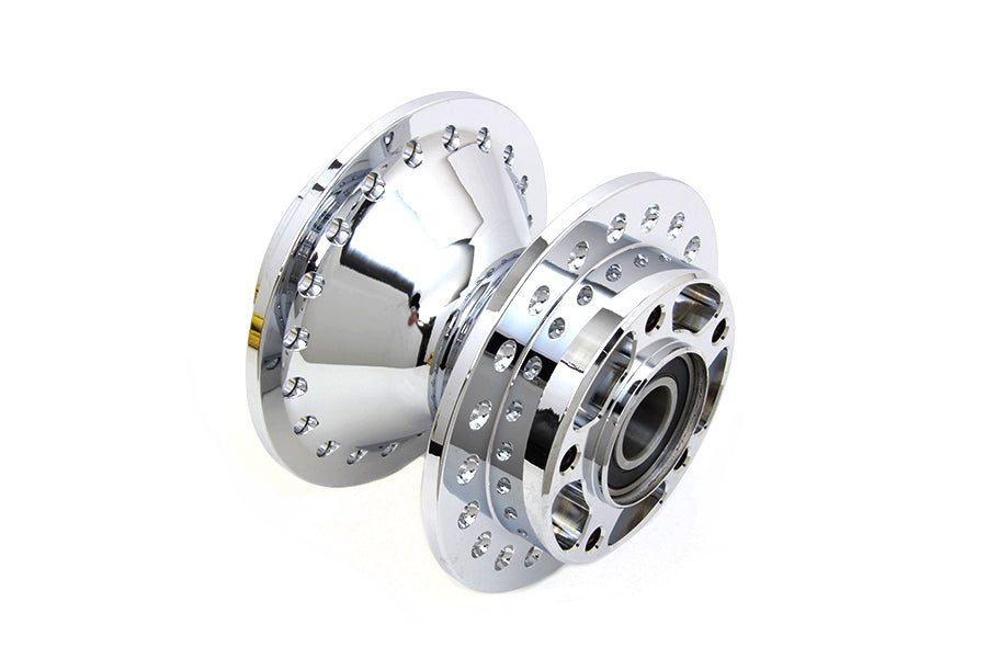 V-Twin Part 76817ABS Front Wheel Hub Chrome for Harley Davidson FXD (2012-2017)