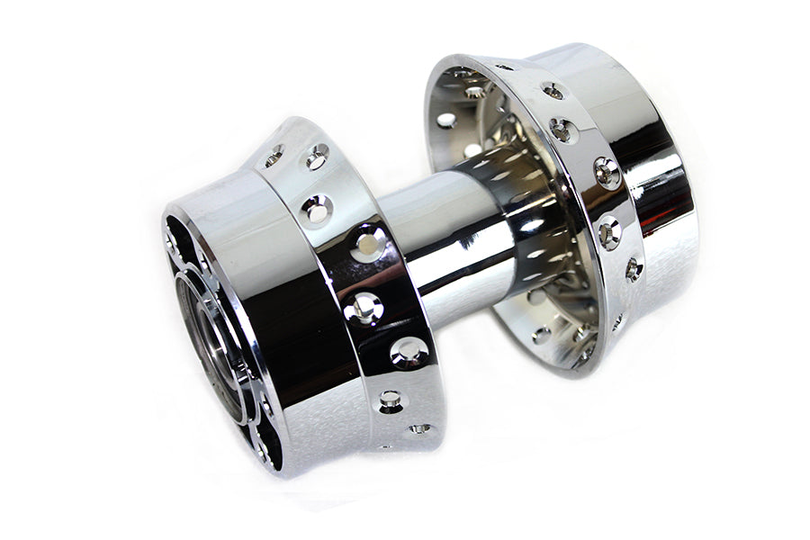 V-Twin Front Wheel Hub Chrome for Harley Davidson FLT (Part No. 76919ABS)
