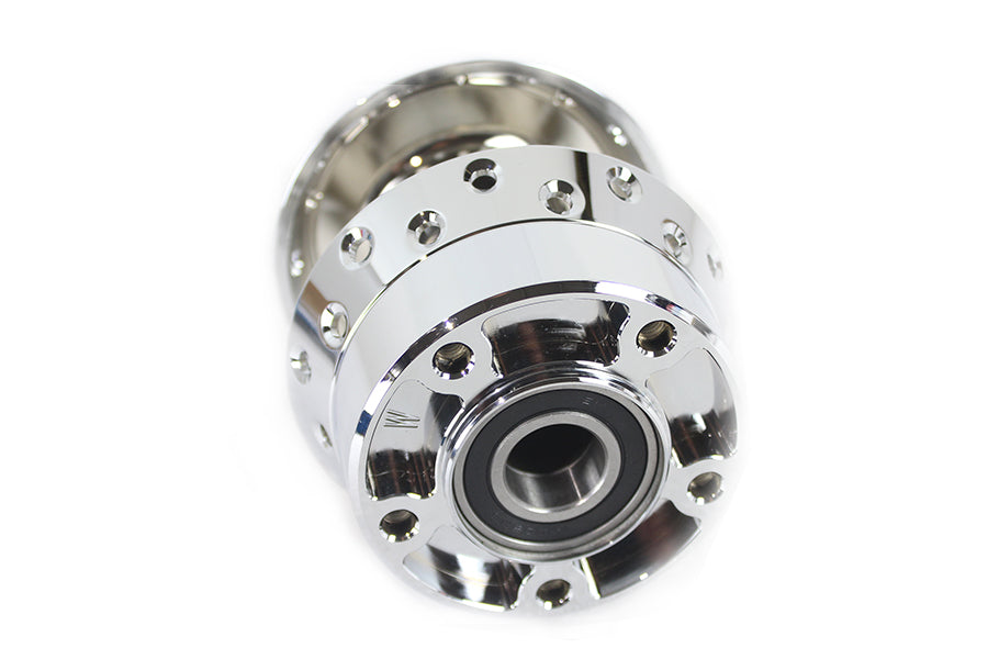 V-Twin Front Wheel Hub Chrome for Harley Davidson FLT (Part No. 76919ABS)