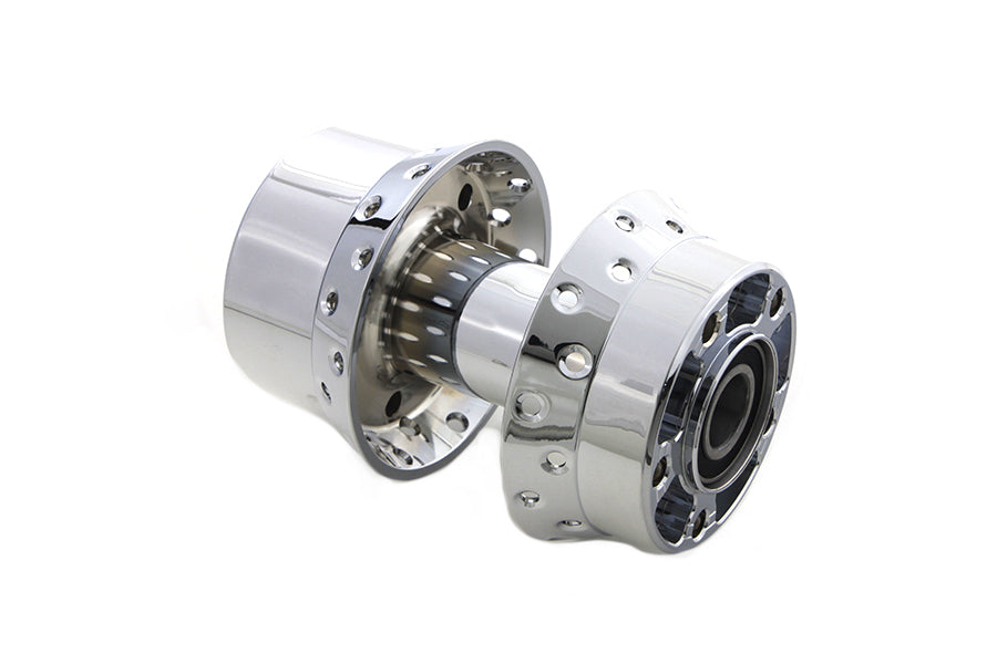 V-Twin Chrome Rear Wheel Hub with 25mm Bearings for Harley Davidson FXST 2008-2017
