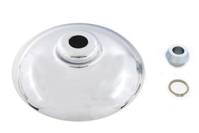 V-Twin Chrome Hub Cap Kit for Harley Davidson FXST & FXDWG Models