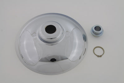 V-Twin Chrome Hub Cap Kit for Harley Davidson FXST & FXDWG Models