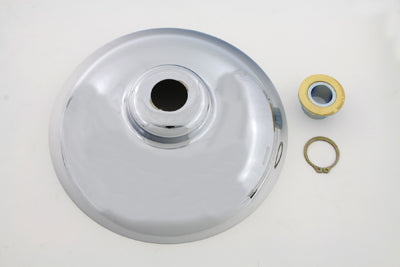 V-Twin Chrome Front Hub Cap Kit for Harley Davidson FLSTS (Part 45-0866)