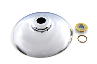 V-Twin Chrome Front Hub Cap Kit for Harley Davidson FLSTS Models