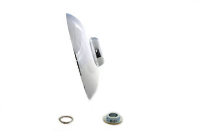 V-Twin Chrome Front Hub Cap Kit for Harley Davidson FLSTS Models