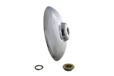 V-Twin Chrome Front Hub Cap Kit for Harley Davidson FLSTS Models