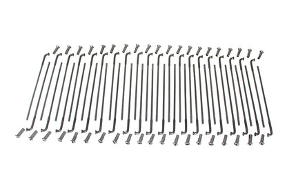 V-Twin 16 Inch Spoke Set Parkerized for 1936-Up Motorcycle Wheels