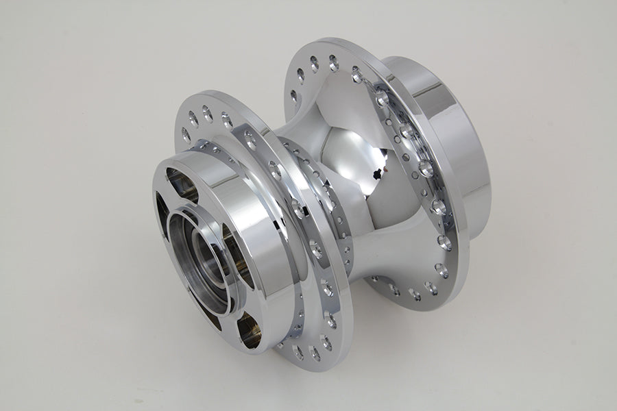 V-Twin Chrome Front Wheel Hub for Harley Davidson XL Models - Part 76871