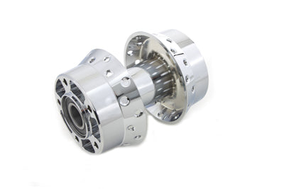 V-Twin Wheel Hub with 25mm Bearings Chrome for Harley Davidson FLT Models