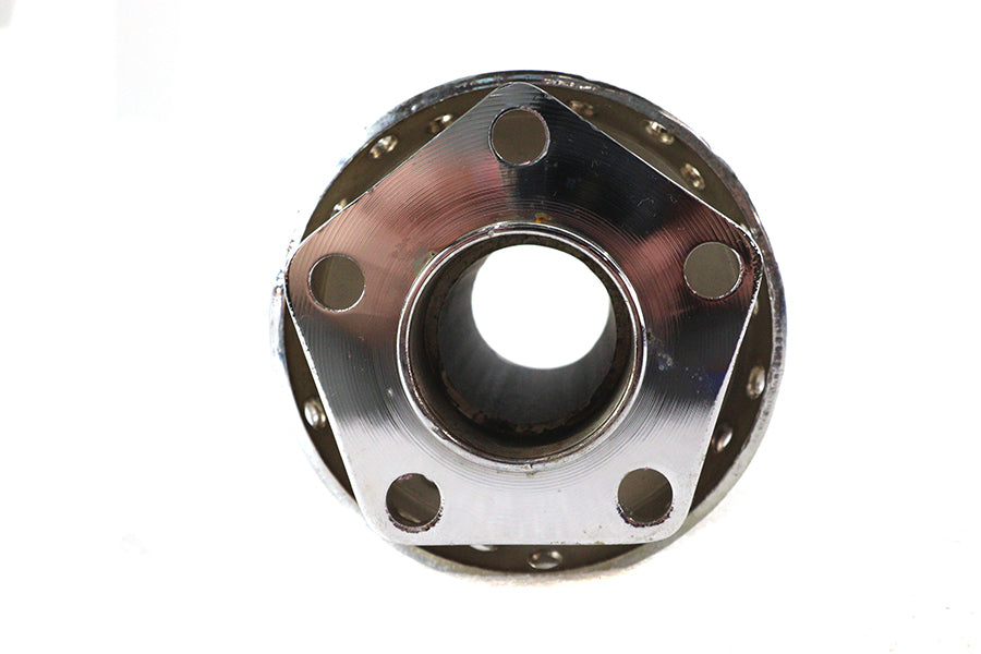 V-Twin Factory Sample Chrome Rear Wheel Hub for Harley Davidson (Part #45-1305)
