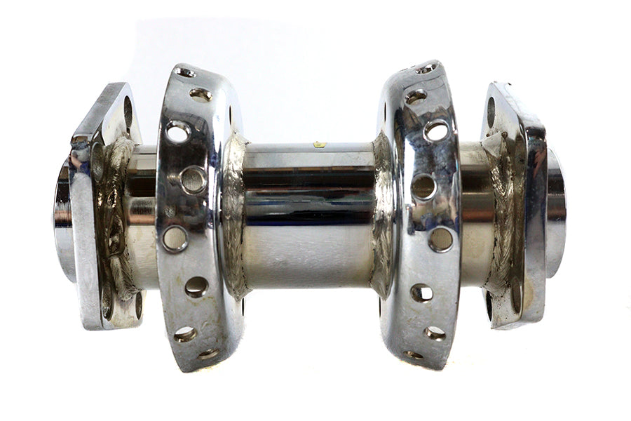 V-Twin Factory Sample Chrome Rear Wheel Hub for Harley Davidson (Part #45-1305)