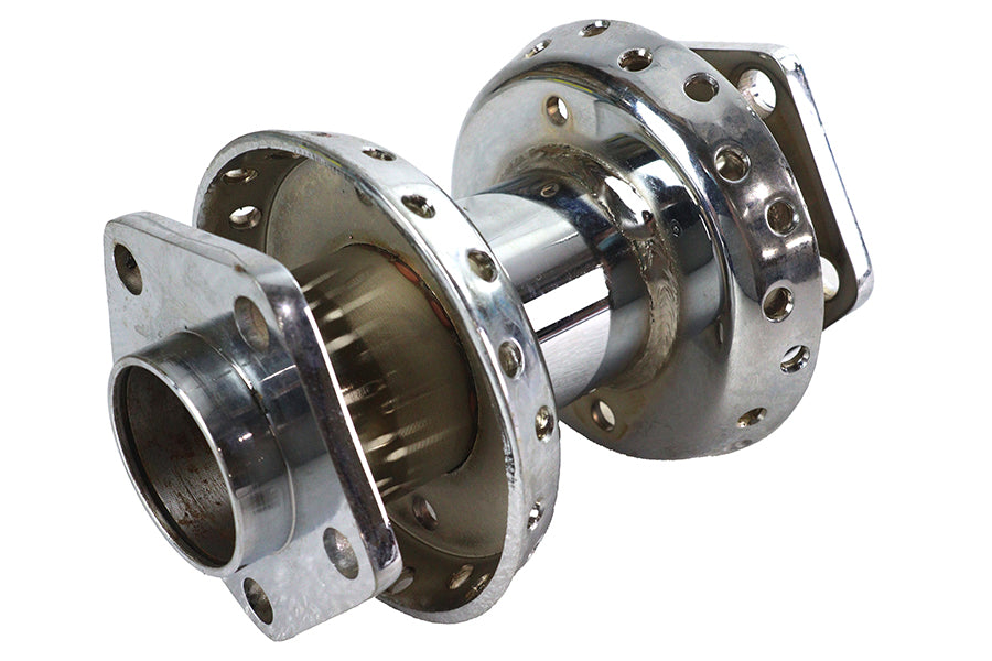 V-Twin Factory Sample Chrome Rear Wheel Hub for Harley Davidson (Part #45-1305)