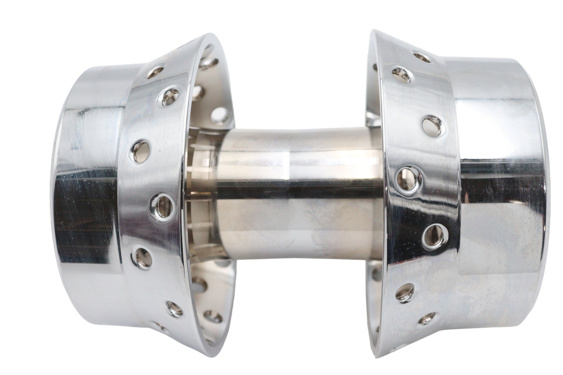 V-Twin Factory Sample Rear Wheel Hub with 3/4 Inch Bearings for Harley Davidson Models