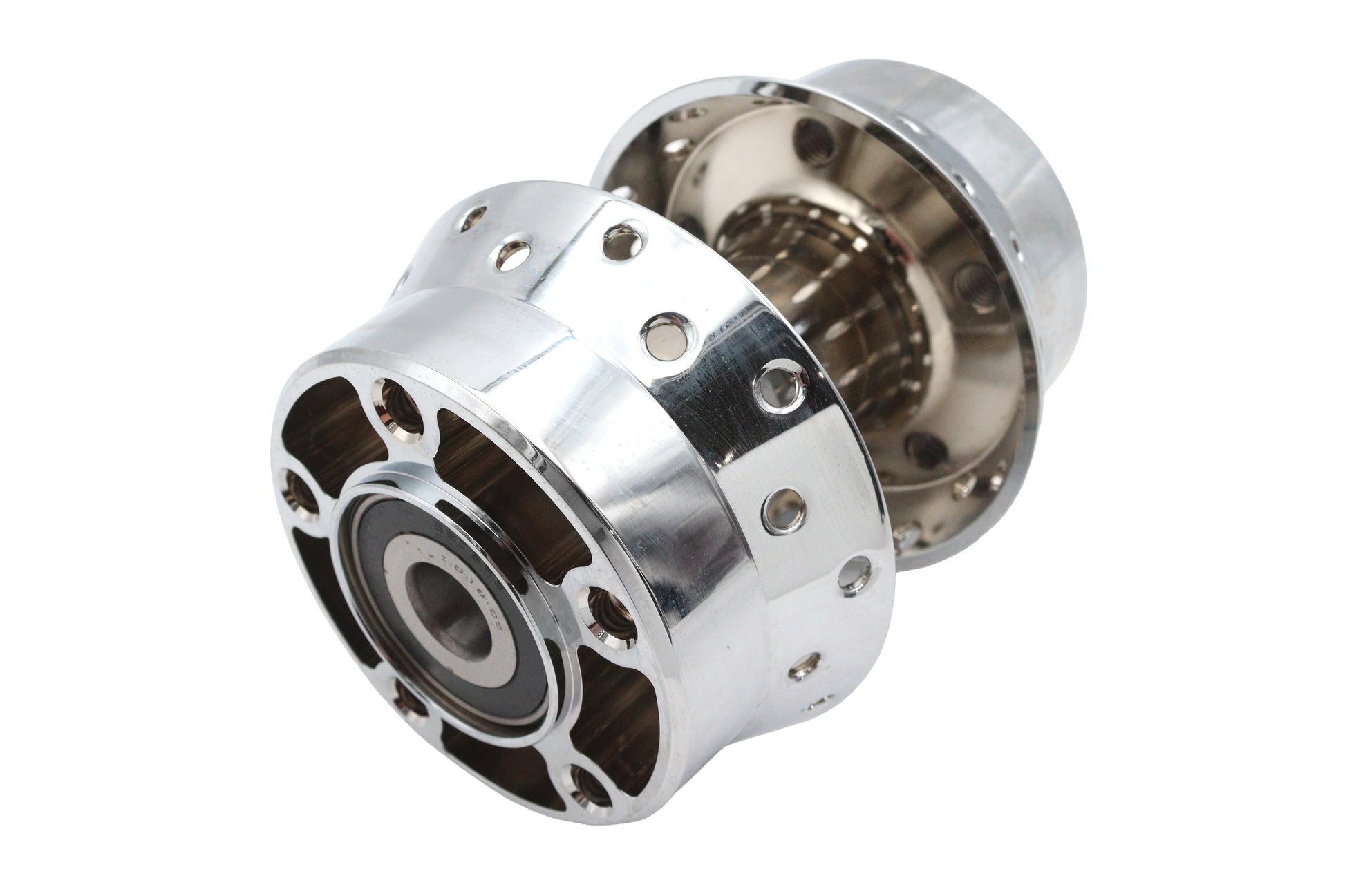 V-Twin Factory Sample Rear Wheel Hub with 3/4 Inch Bearings for Harley Davidson Models