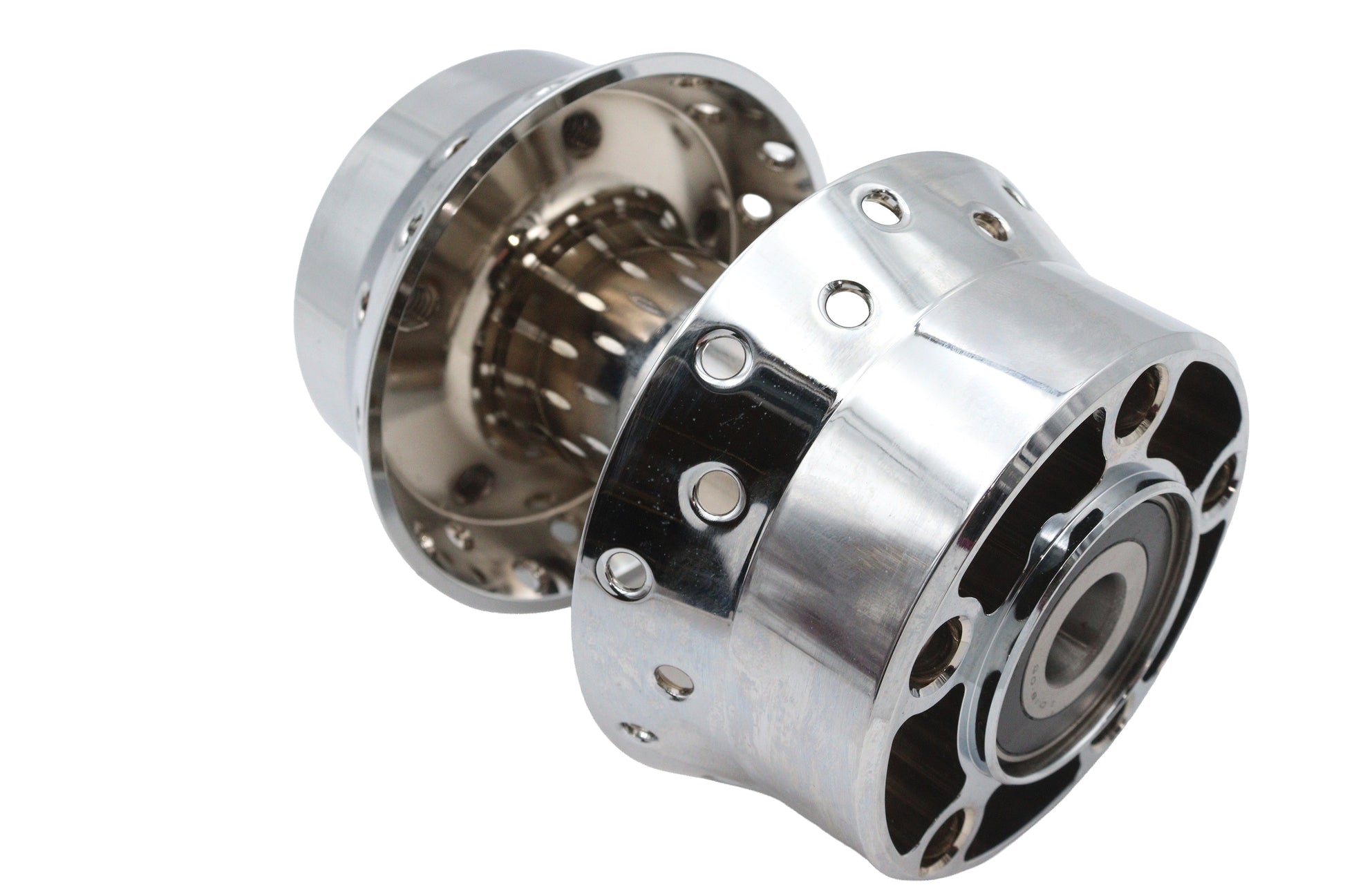 V-Twin Factory Sample Rear Wheel Hub with 3/4 Inch Bearings for Harley Davidson Models