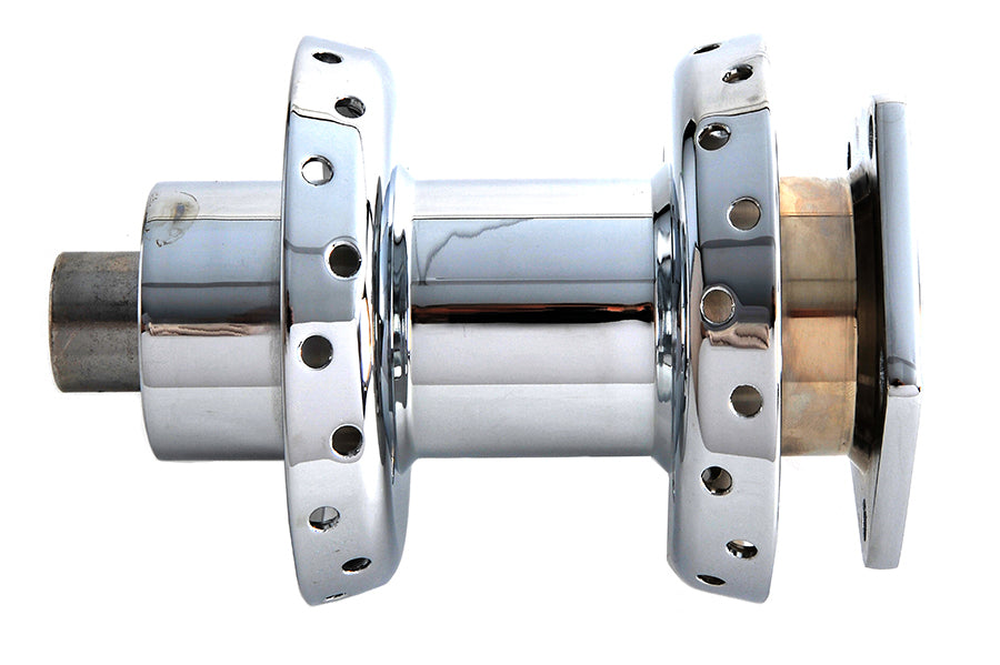 V-Twin Factory Sample Front Wheel Hub Chrome for Harley Davidson FXST & FXDWG Models