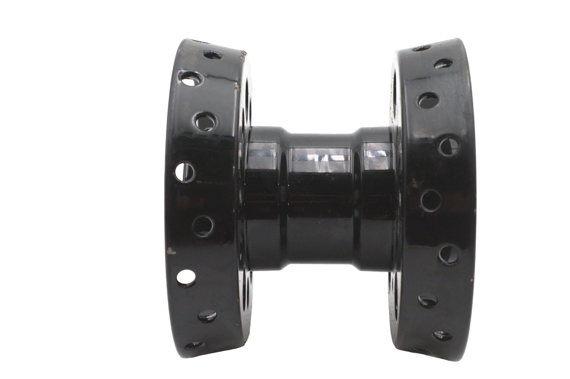 V-Twin Factory Sample Black Wheel Hub for Harley Davidson Models