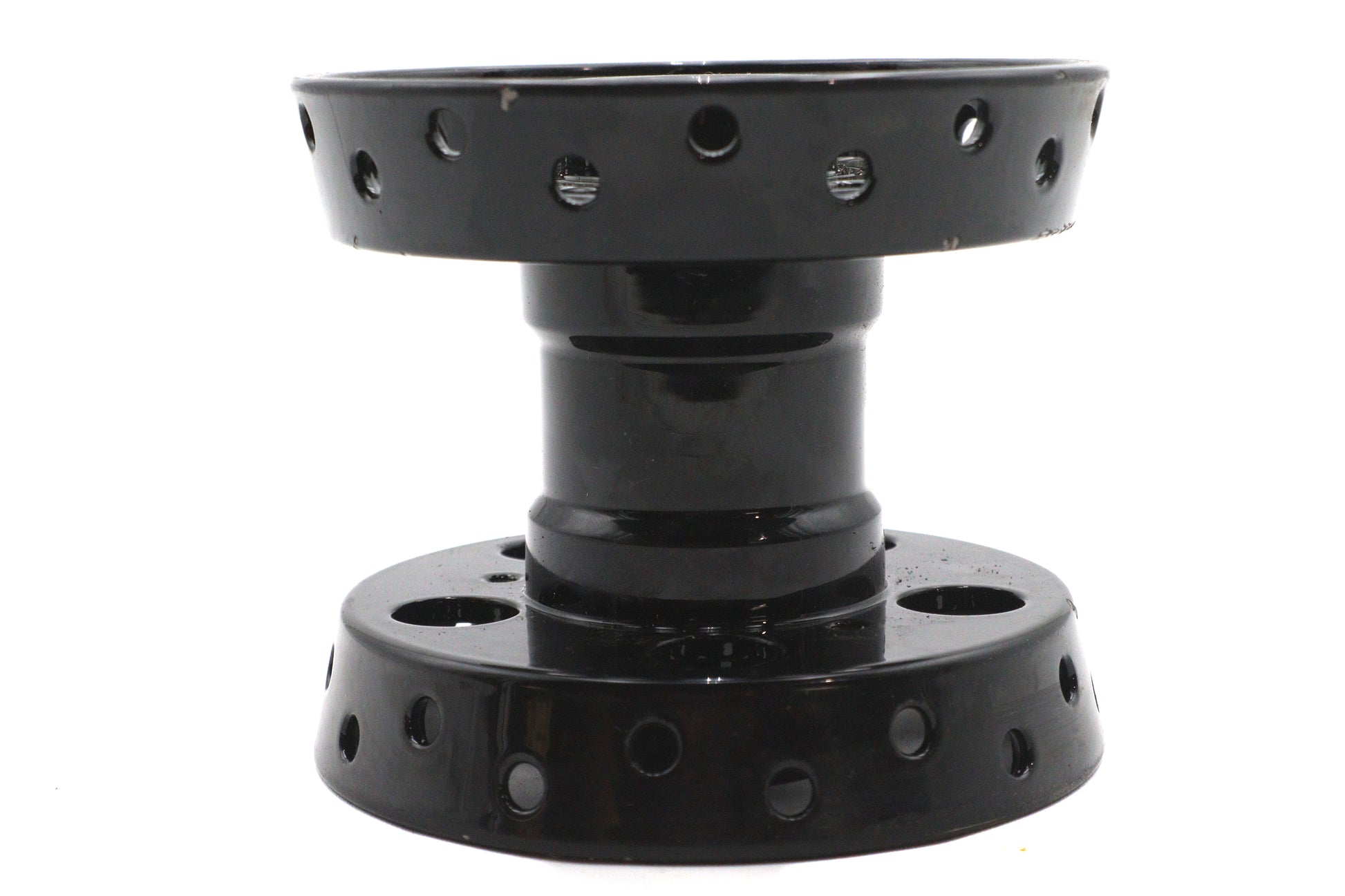 V-Twin Factory Sample Black Wheel Hub for Harley Davidson Models