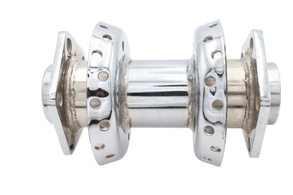 V-Twin Factory Sample Chrome Wheel Hub with 3/4 inch Bearings - Fits Harley Davidson 1974-1984 FX and FL Models