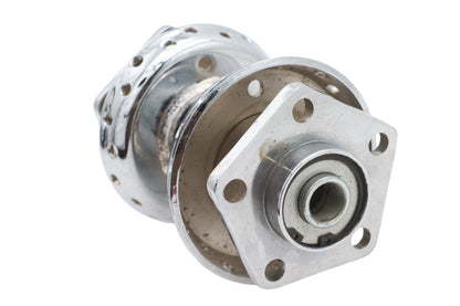 V-Twin Factory Sample Chrome Wheel Hub with 3/4 inch Bearings - Fits Harley Davidson 1974-1984 FX and FL Models