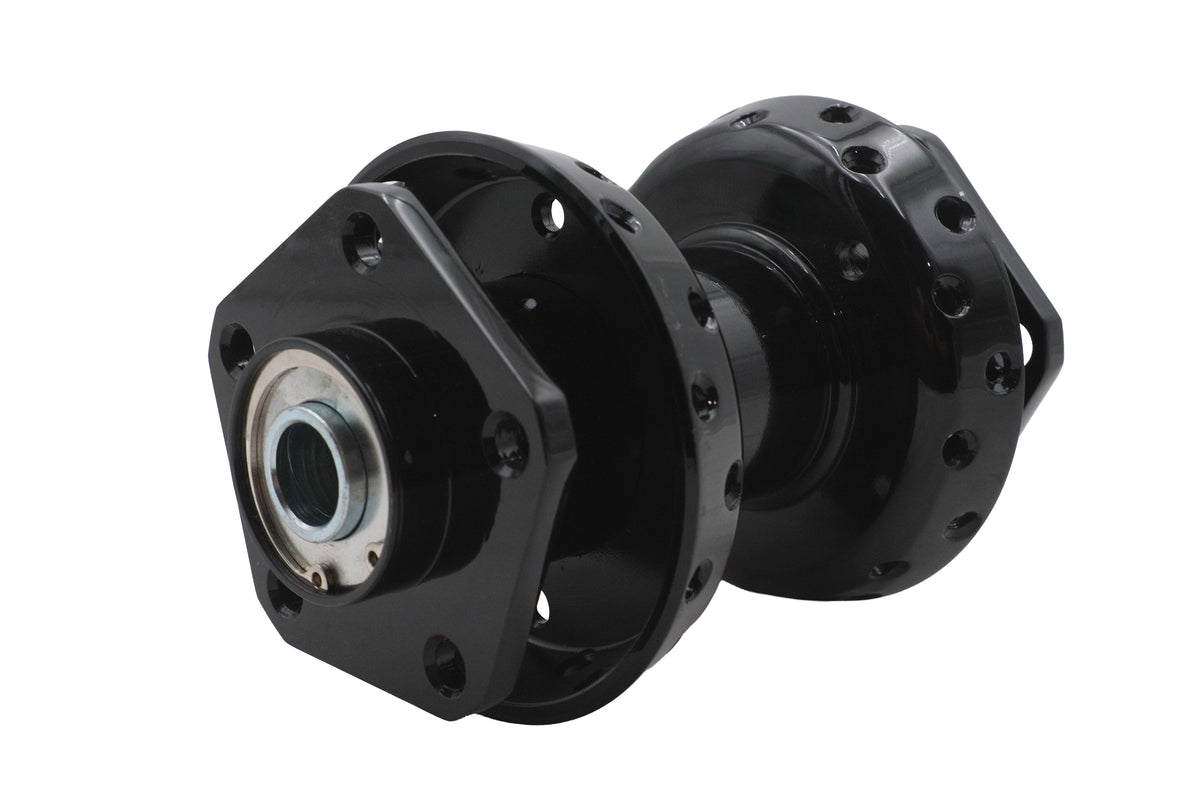 V-Twin 45-1313 Factory Sample Front and Rear Hub Assembly, Black