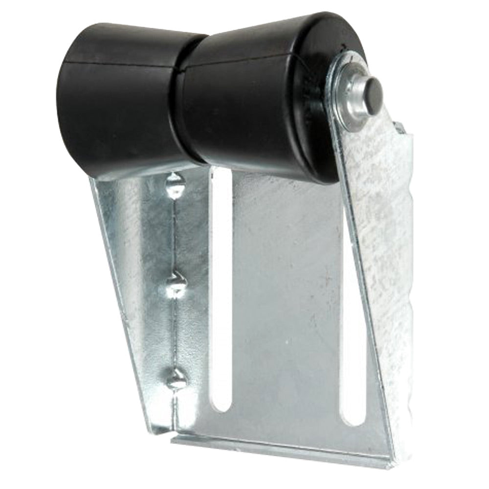 C.E. Smith Panel Bracket Assembly with 5-Inch Keel Roller - Black