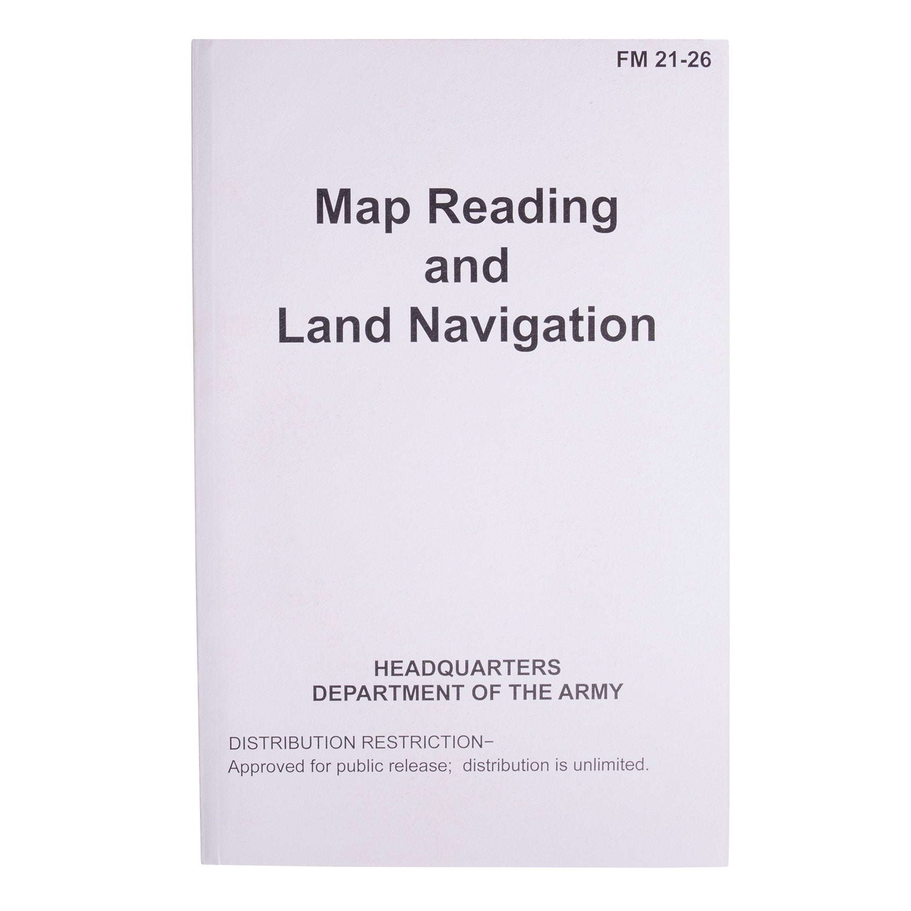 Rothco Map Reading and Navigation FM21-26 Manual – Military Field Guide for Land Navigation and Map Skills