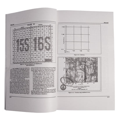Rothco Map Reading and Navigation FM21-26 Manual – Military Field Guide for Land Navigation and Map Skills