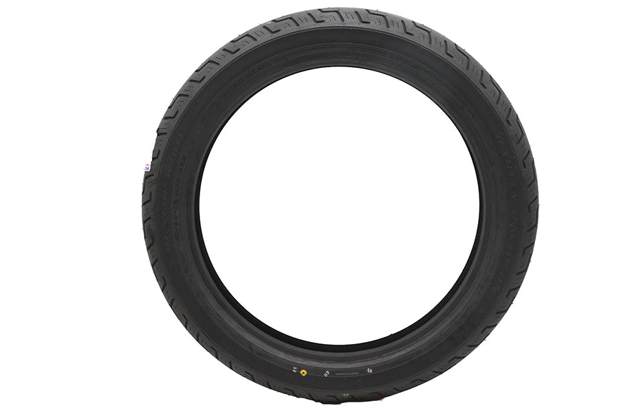 Dunlop D401 100/90H x 19 Inch Blackwall Motorcycle Tire with Advanced Tread Pattern and Wet Grip Enhancement