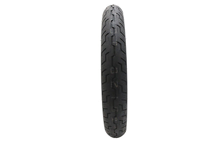 Dunlop D401 100/90H x 19 Inch Blackwall Motorcycle Tire with Advanced Tread Pattern and Wet Grip Enhancement