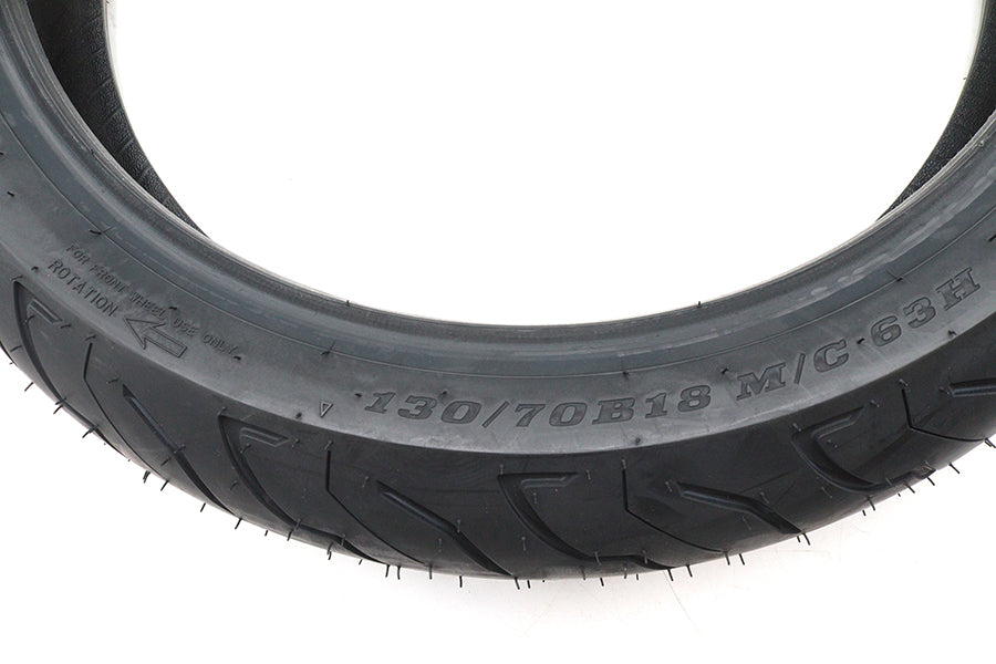 Dunlop American Elite II 130/70B x 18 inch Blackwall Motorcycle Tire for Harley Davidson FLT Models