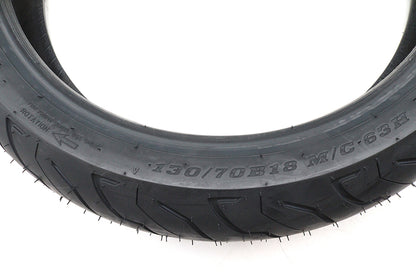 Dunlop American Elite II 130/70B x 18 inch Blackwall Motorcycle Tire for Harley Davidson FLT Models