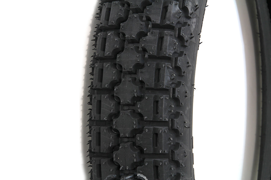 Coker Tire 4.50 x 18 Inch Firestone Blackwall Tire - Classic Radial Style