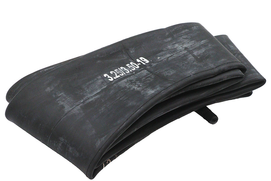 V-Twin 3.25/50 x 19 Inch Tube Center Valve Rubber Stem – Reliable Inner Tube for Motorcycle Tires