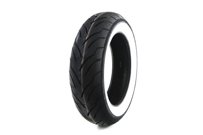 Dunlop Rear American Elite 180/65B x 16 Inch Wide Whitewall Tire for Harley Davidson FLHRC