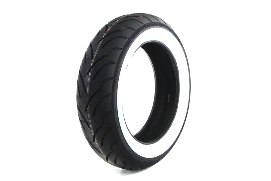 Dunlop Rear American Elite 180/65B x 16 Inch Wide Whitewall Tire for Harley Davidson FLHRC