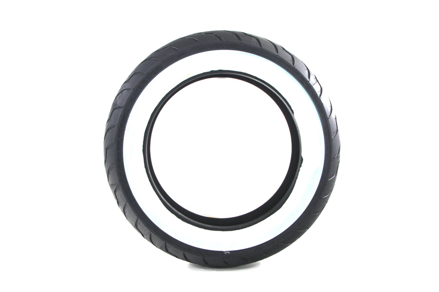 Dunlop Rear American Elite 180/65B x 16 Inch Wide Whitewall Tire for Harley Davidson FLHRC