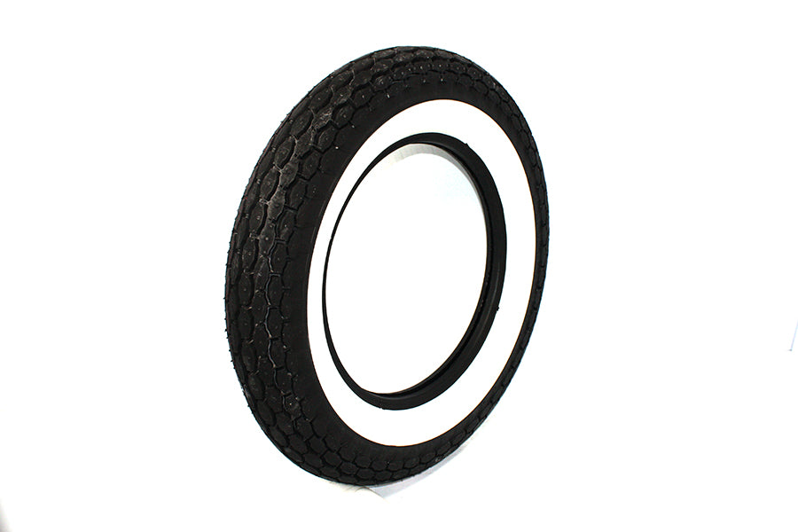 Coker Tire Replica Tire 5.00 x 16 inch Wide Whitewall - Classic Car Replacement
